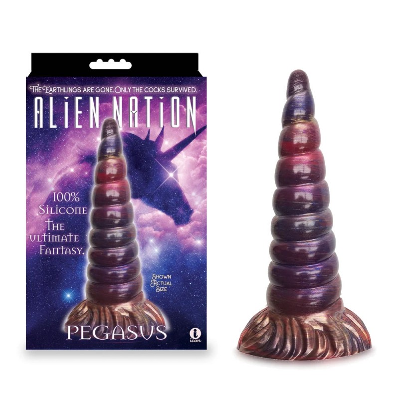 Alien Nation Pegasus Unicorn Fantasy Dong