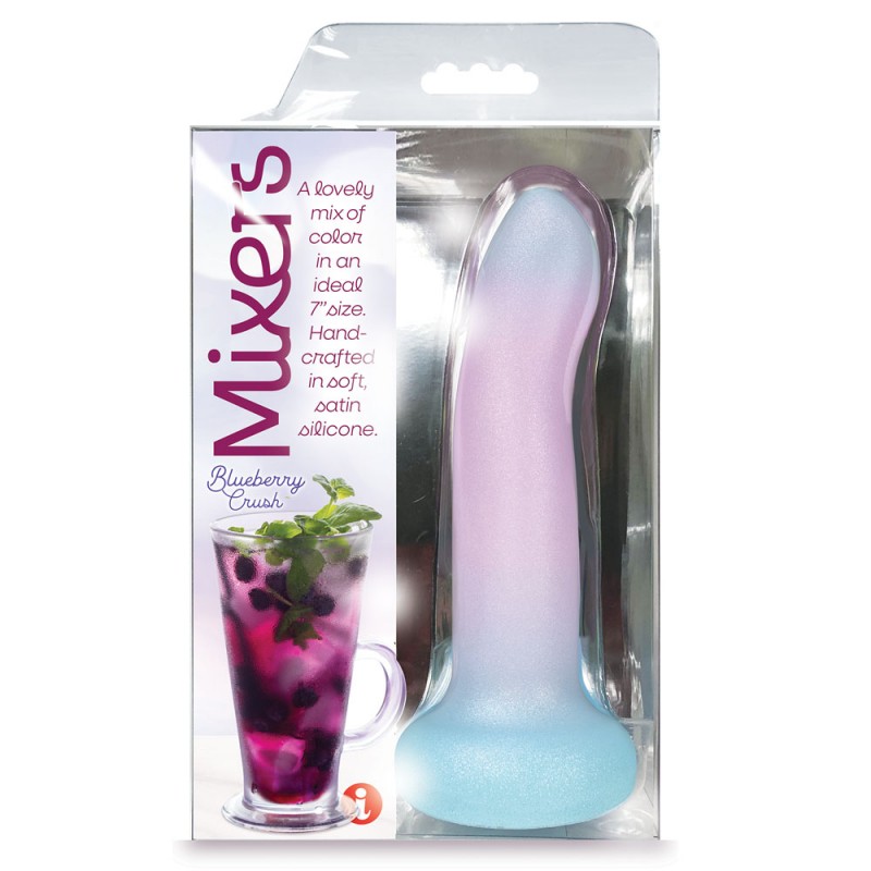 Mixers 8 Inch Dildo - Blueberry Crush 