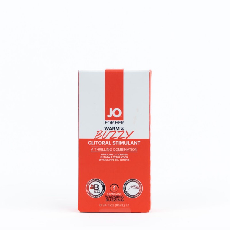 JO Clitoral Gel 10 mL - Warm & Buzzy
