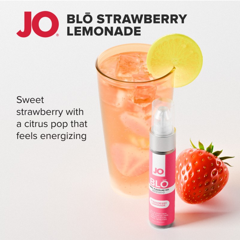 JO Blo Oral Pleasure Gel 30ml - Strawberry Lemonade JO Blo Oral Pleasure Gel 30ml - Strawberry Lemonade
