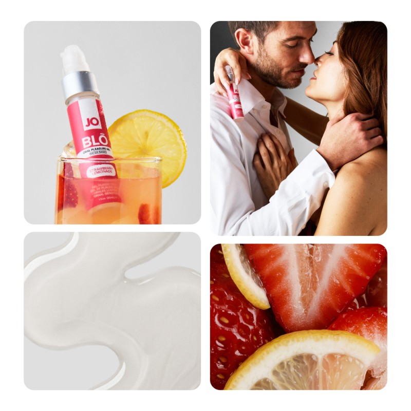 JO Blo Oral Pleasure Gel 30ml - Strawberry Lemonade JO Blo Oral Pleasure Gel 30ml - Strawberry Lemonade