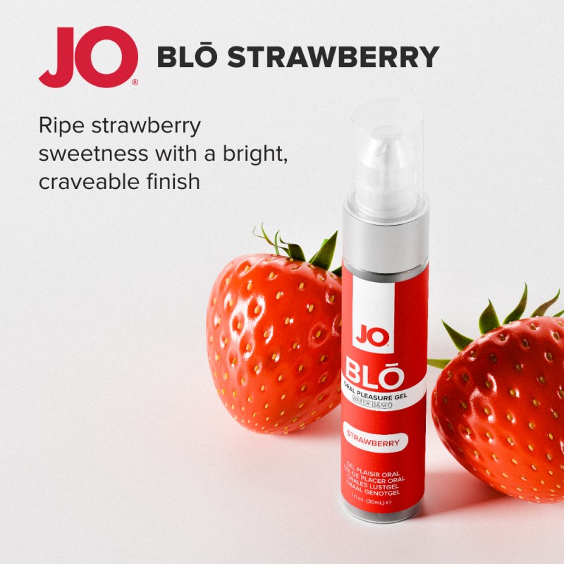 JO Blo Oral Pleasure Gel 30ml - Strawberry JO Blo Oral Pleasure Gel 30ml - Strawberry