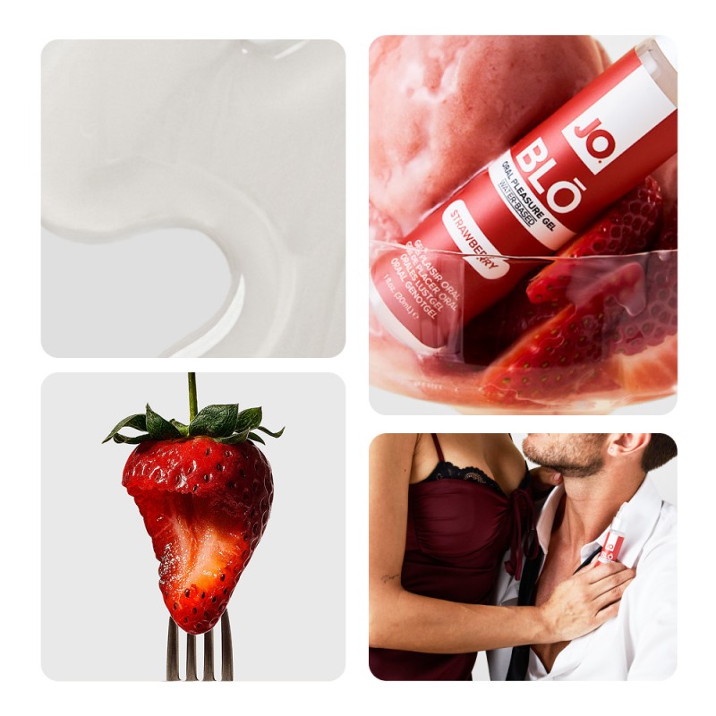 JO Blo Oral Pleasure Gel 30ml - Strawberry JO Blo Oral Pleasure Gel 30ml - Strawberry