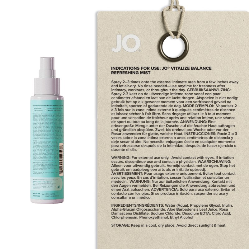 JO Vitalize - Balance Refreshing Mist 60ml JO Vitalize - Balance Refreshing Mist 60ml