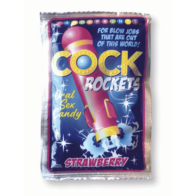 Cock Rockets Oral Sex Candy - Strawberry