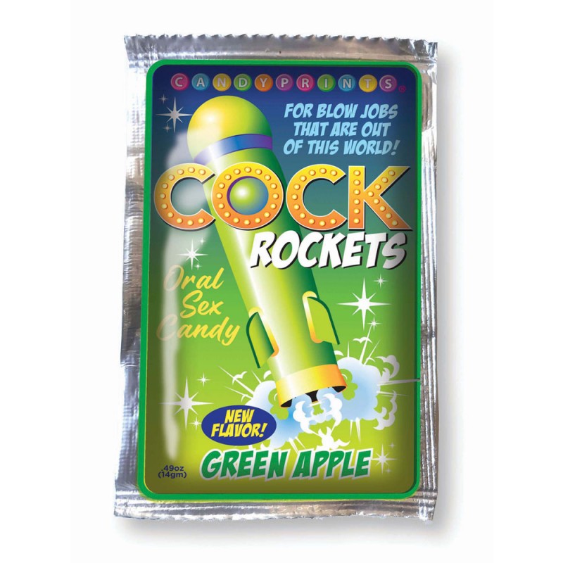 Cock Rockets Oral Sex Candy - Green Apple