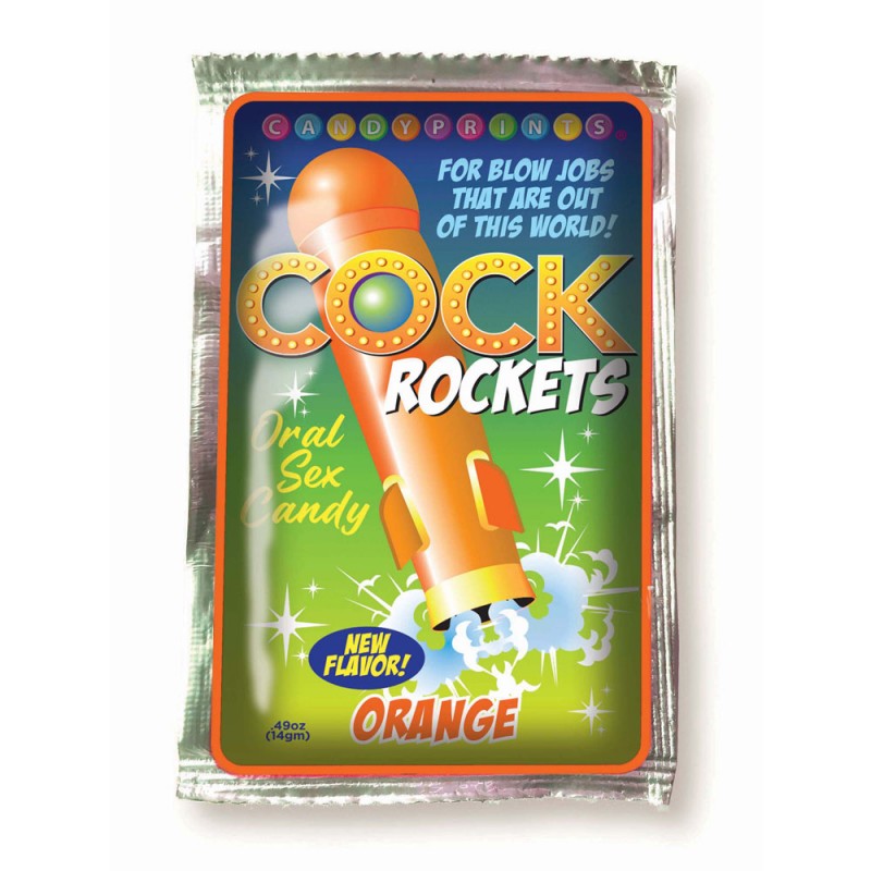 Cock Rockets Oral Sex Candy - Orange