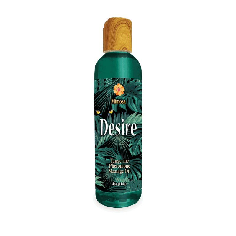 Desire Pheromone Massage Oil 118 ml - Tangerine