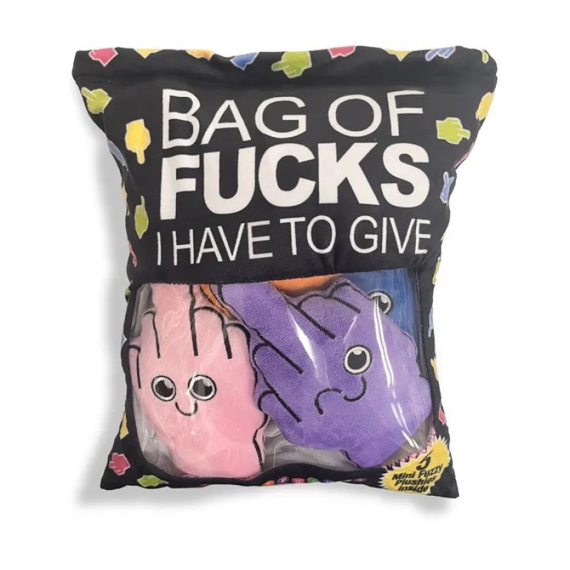 Bag Of Fucks I Have To Give - Plushy Pillows
