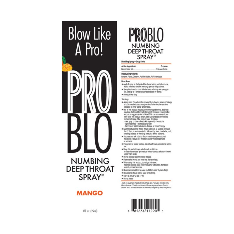 ProBlo Deep-Throat Spray - Mango ProBlo Deep-Throat Spray - Mango