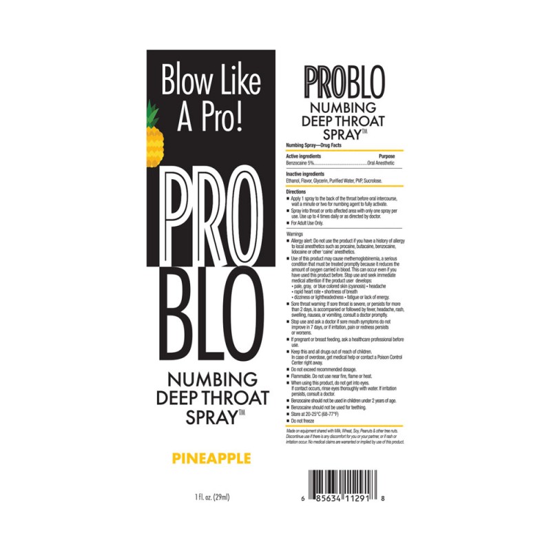 ProBlo Deep-Throat Spray - Pineapple ProBlo Deep-Throat Spray - Pineapple