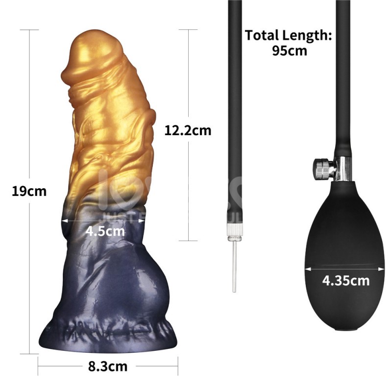 Aerosx 7.5 Inch Dual Density Inflatable Dildo Aerosx 7.5 Inch Dual Density Inflatable Dildo