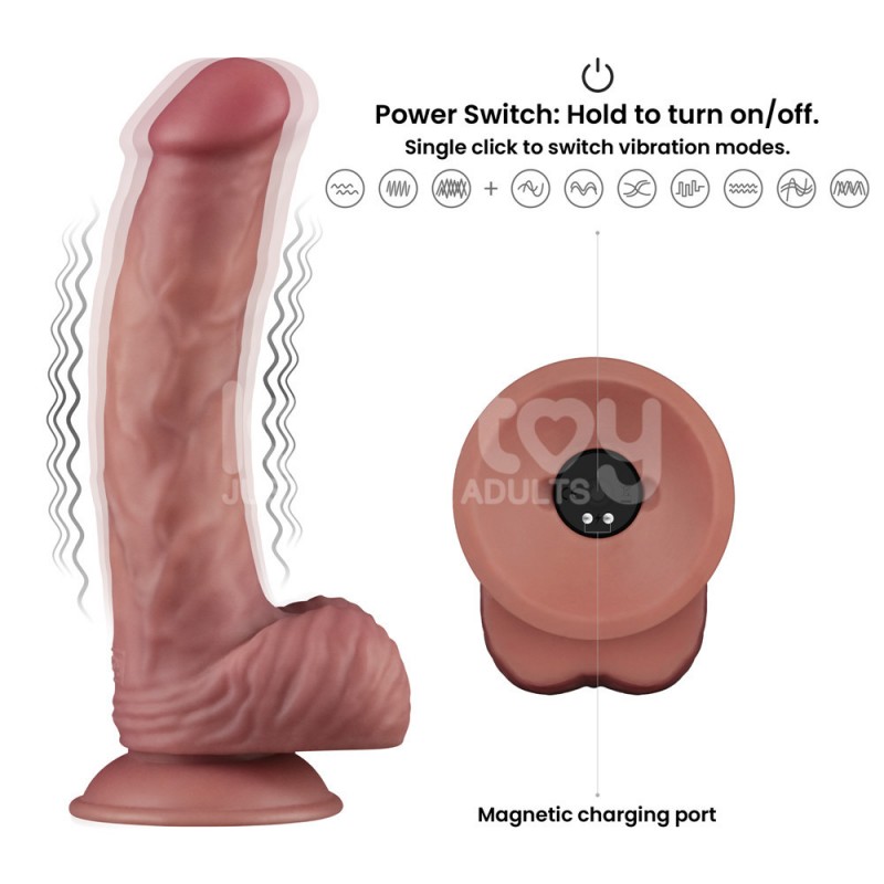 Dual Density Power Cock - 9 Inch Flesh Dual Density Power Cock - 9 Inch Flesh