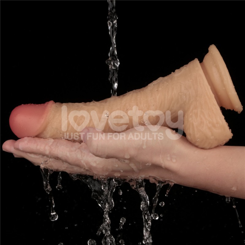 Power Basics 8.5'' Vibrating Dong - Flesh Power Basics 8.5'' Vibrating Dong - Flesh