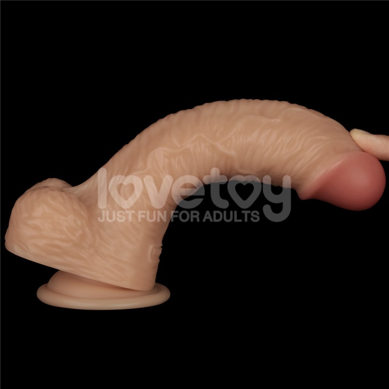 Power Basics 8.5'' Vibrating Dong - Flesh Power Basics 8.5'' Vibrating Dong - Flesh