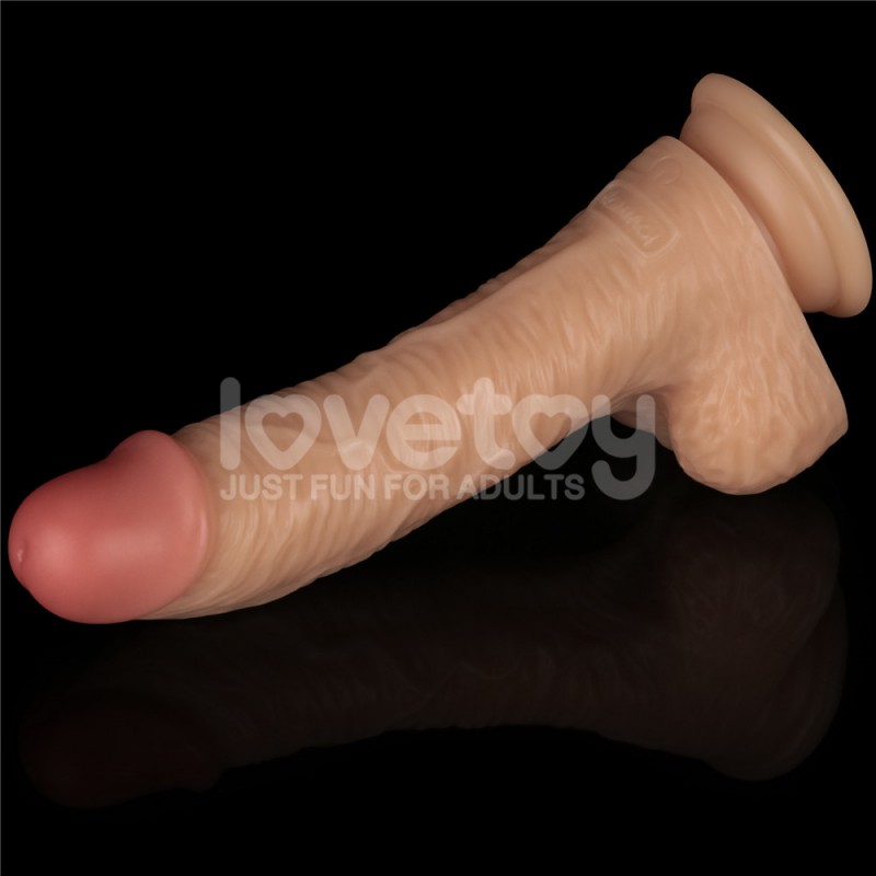 Power Basics 8.5'' Vibrating Dong - Flesh Power Basics 8.5'' Vibrating Dong - Flesh