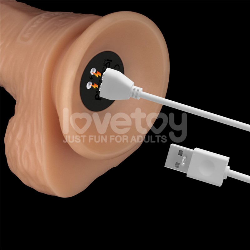 Power Basics 8.5'' Vibrating Dong - Flesh Power Basics 8.5'' Vibrating Dong - Flesh
