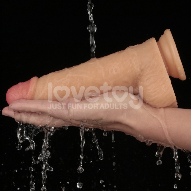Power Basics 9'' Vibrating Dong - Flesh Power Basics 9'' Vibrating Dong - Flesh