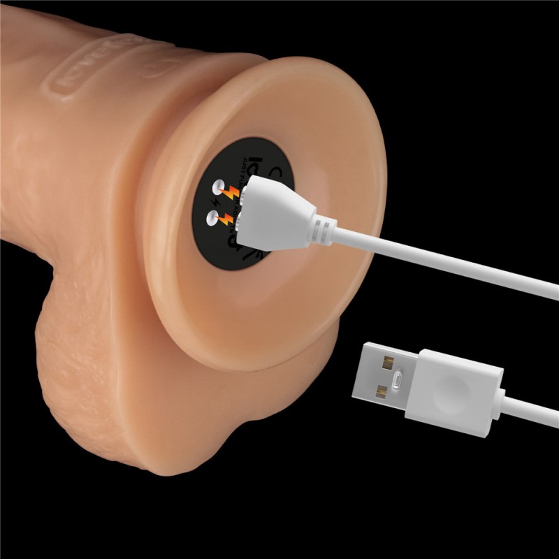 Power Basics 9'' Vibrating Dong - Flesh Power Basics 9'' Vibrating Dong - Flesh