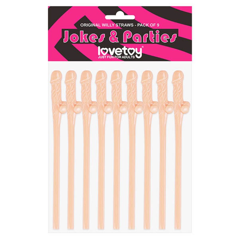 Jokes & Parties Original Willy Straws