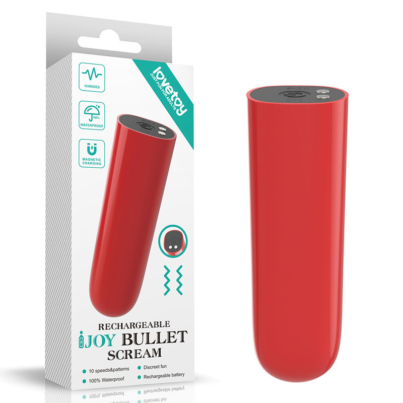iJOY Rechargeable Bullet Scream - Red