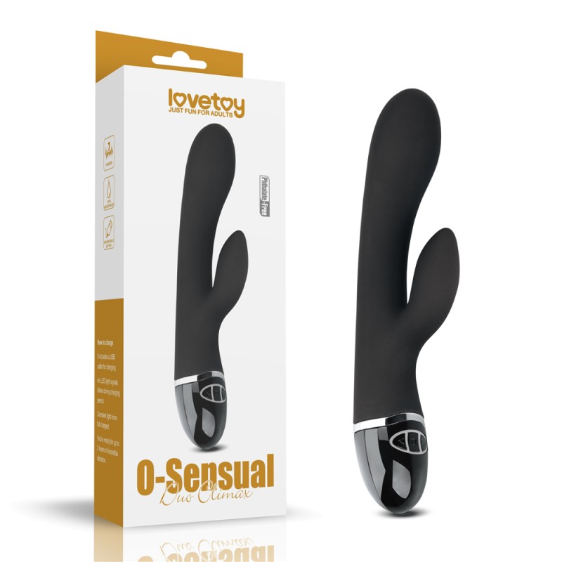 O-Sensual Clit Duo Climax - Black