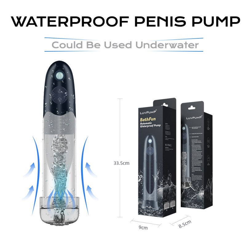 LuvPump BathFun Automatic Waterproof Penis Pump