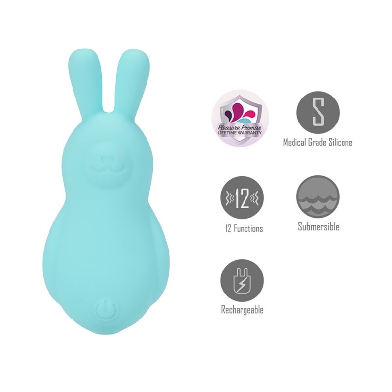 Maia Bri Bunny Bunny Bullet Vibrator - Teal Maia Bri Bunny Bunny Bullet Vibrator - Teal