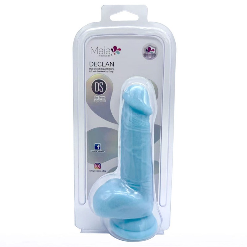 Maia Declan 6.5'' Dual Density Dong - Blue Maia Declan 6.5'' Dual Density Dong - Blue