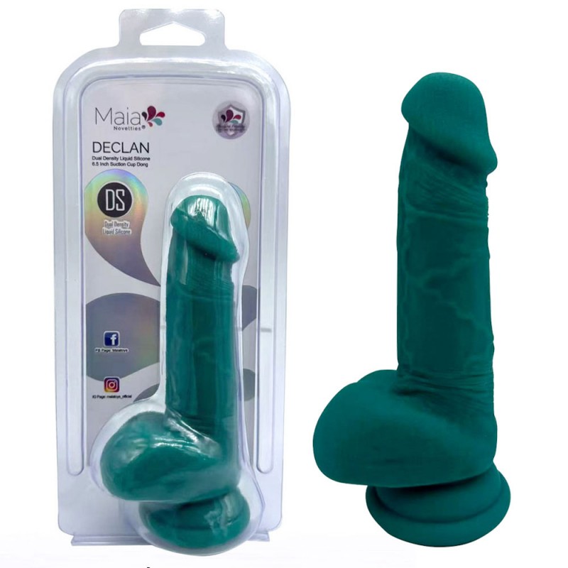 Maia Declan 6.5'' Dual Density Dong - Green