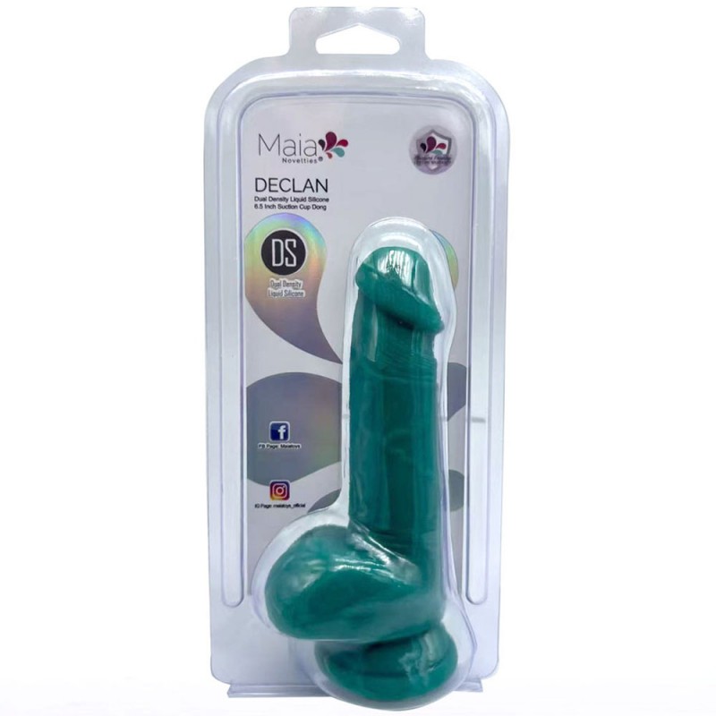 Maia Declan 6.5'' Dual Density Dong - Green Maia Declan 6.5'' Dual Density Dong - Green