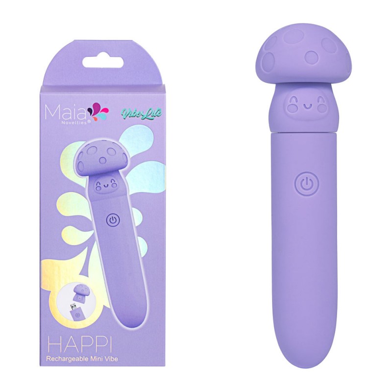 Maia Happi Rechargeable Mini Vibe - Purple