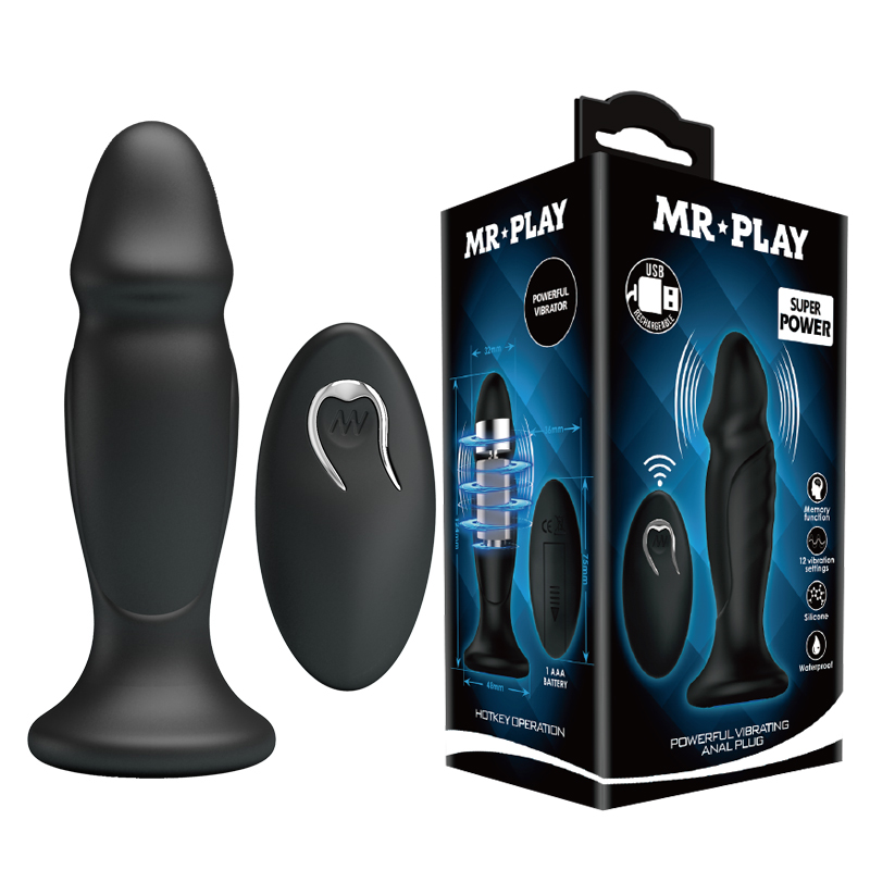 Mr Play Powerful Vibrating Anal Plug