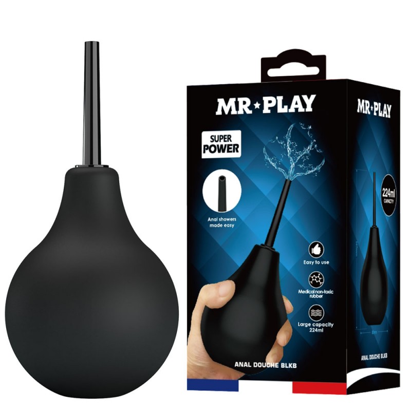 Mr Play Anal Douche 224 ml - Black