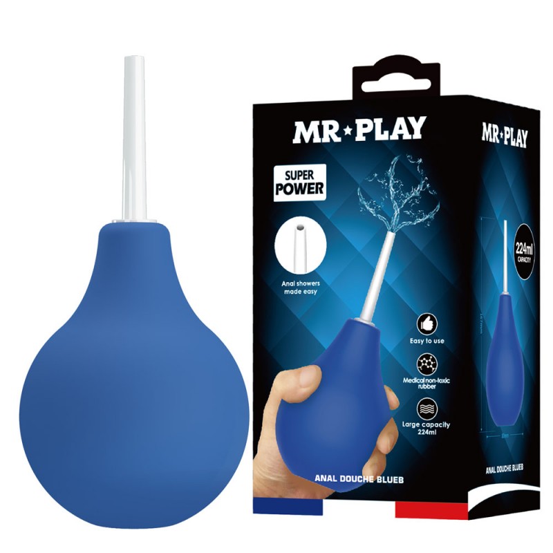 Mr Play Anal Douche 224 ml - Blue
