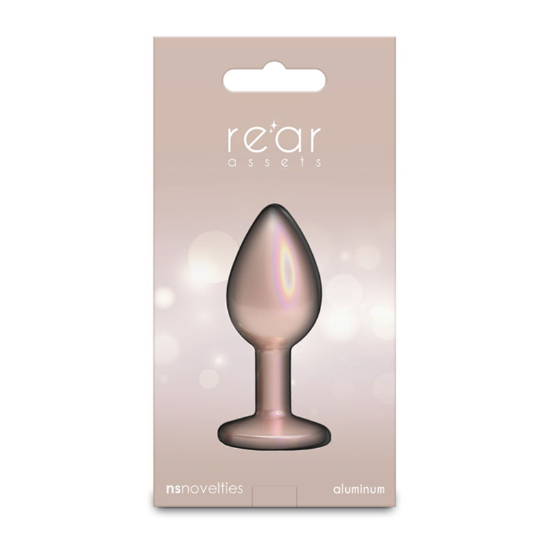 Rear Assets Iridescent Champagne Butt Plug - Small Rear Assets Iridescent Champagne Butt Plug - Small