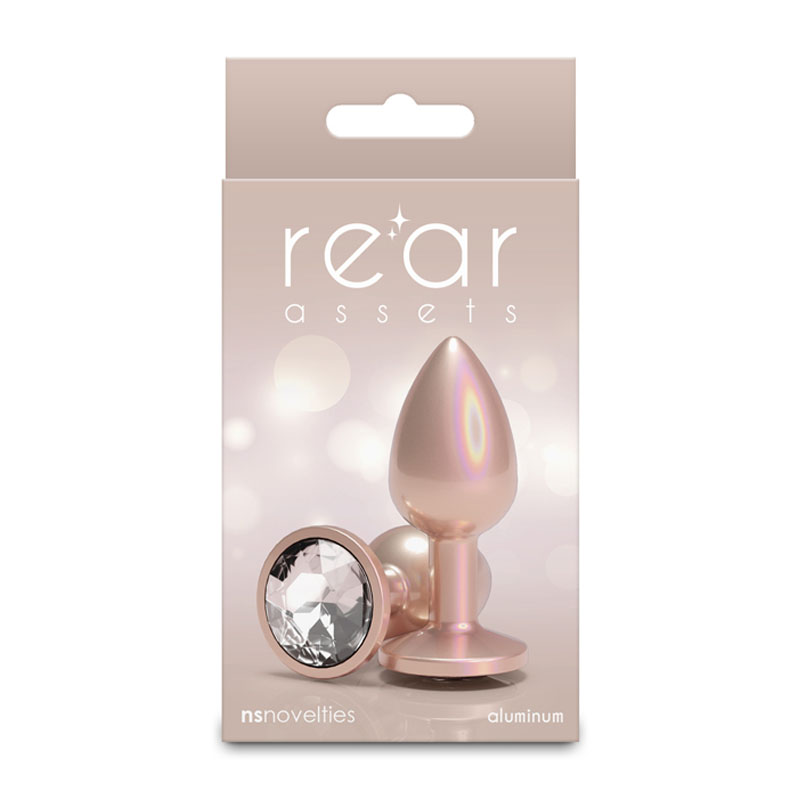 Rear Assets Iridescent Champagne Butt Plug - Small Rear Assets Iridescent Champagne Butt Plug - Small