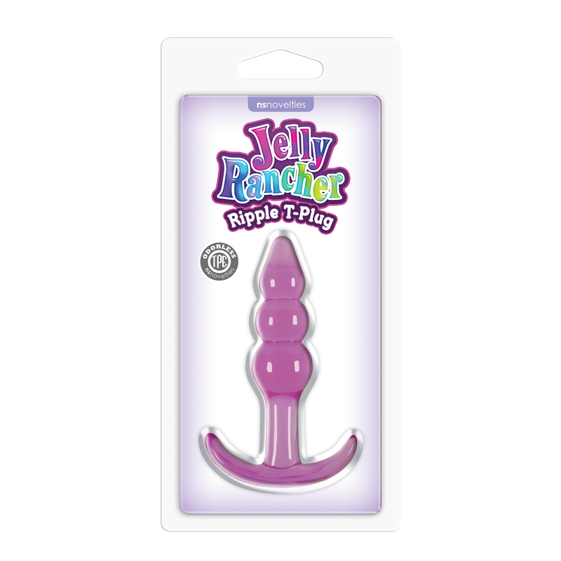 Jelly Rancher Ripple T-Plug - Purple Jelly Rancher Ripple T-Plug - Purple