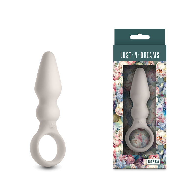 Lust-n-Dreams Bossa Vibrating Butt Plug - Fog