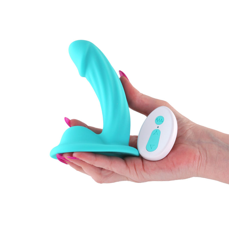 Colours Curve Vibrating 5'' Dildo - Teal Colours Curve Vibrating 5'' Dildo - Teal