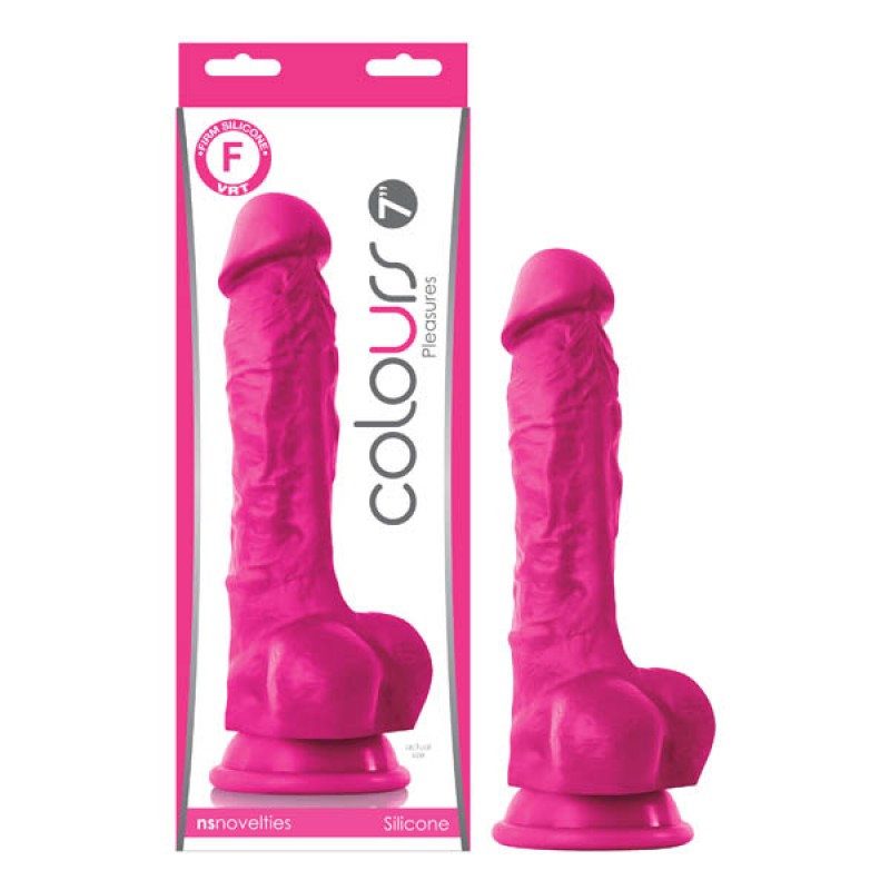 Colours Pleasures 7'' Dildo - Pink