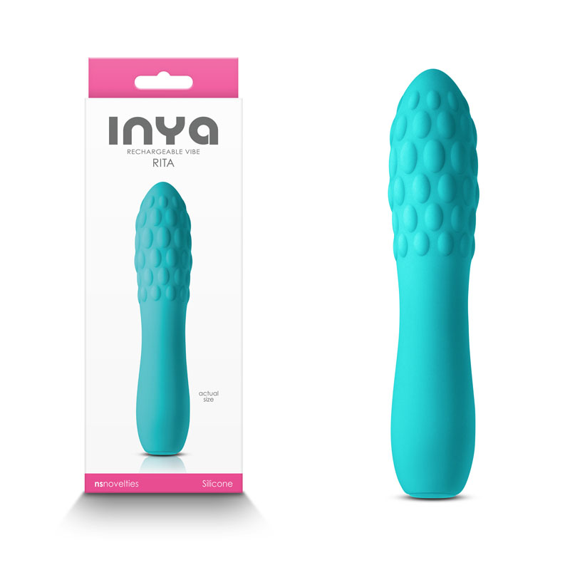 Inya Rita Rechargeable Vibrator - Teal