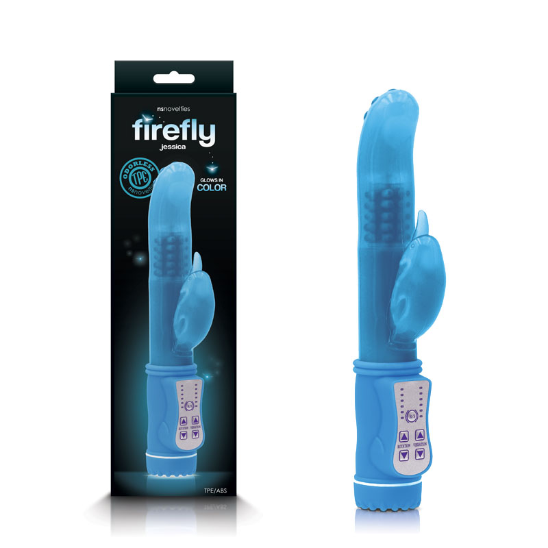 Firefly Jessica Rabbit Vibrator - Blue