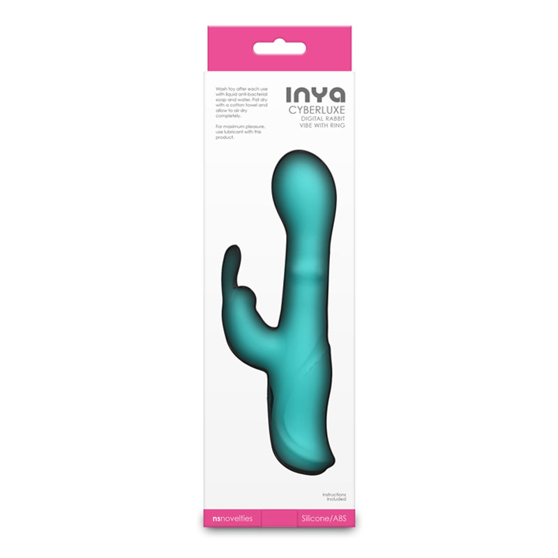 INYA Cyberluxe Rabbit Vibrator - Aqua INYA Cyberluxe Rabbit Vibrator - Aqua