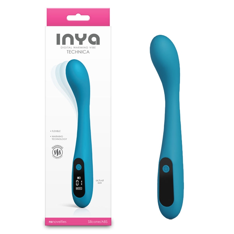 INYA Technica Warming Vibrator - Teal