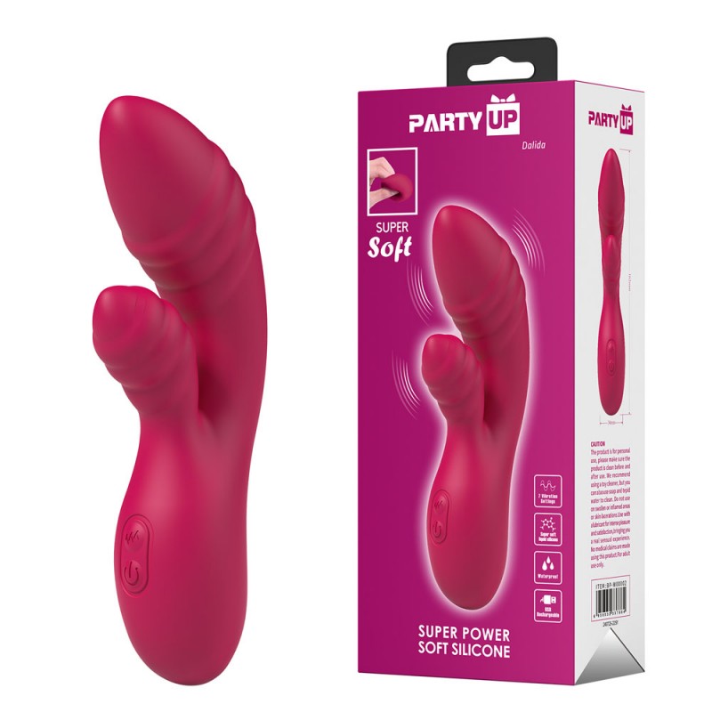 Party Up Rabbit Vibrator Dalida - Pink