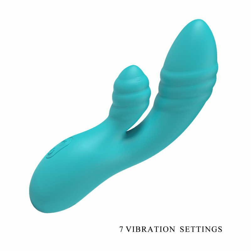 Party Up Rabbit Vibrator Dalida - Teal Party Up Rabbit Vibrator Dalida - Teal