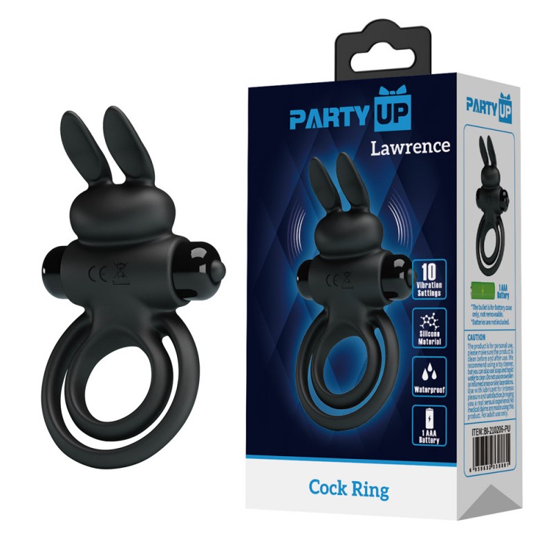 Party Up Vibrating Cock Ring - Lawrence