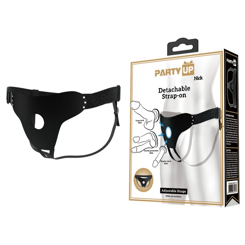 Party Up Strap-On Harness - Nick