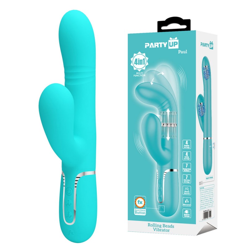 Party Up Rolling Beads Vibrator - Paul